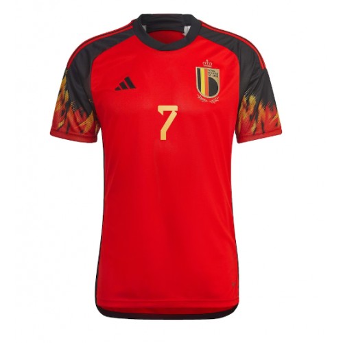 Maillot de foot Belgique Kevin De Bruyne #7 Domicile Monde 2022 Manches Courte